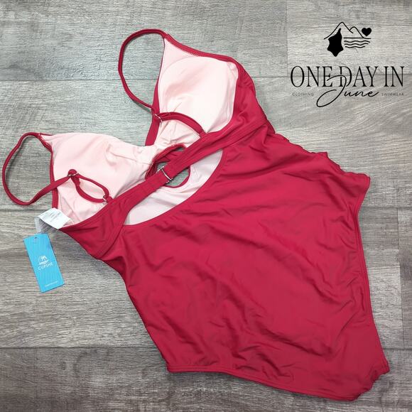 Cupshe Twist Front Keyhole One Piece Swimsuit Size L - Picture 7 of 7